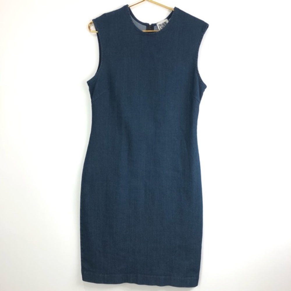 Prairie Underground Organic “Critical Line” Denim Dress Sleeveless - XL